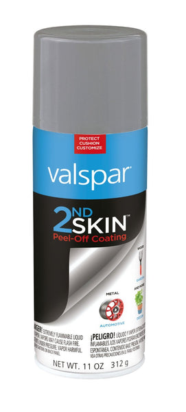 Valspar 172004 2nd Skin Smoke Peel-Off Rubber Coating Spray, 11 Oz.