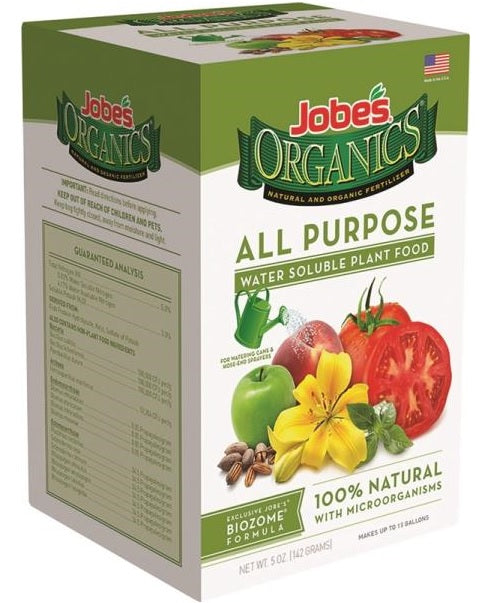 Jobe&#039;s 08255 Organics Water Soluble All Purpose Fertilizer, 5 Oz