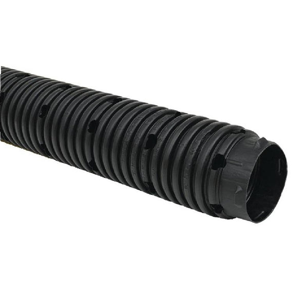 Hancor 04020100H Perforated Single Wall Pipe, 100' L