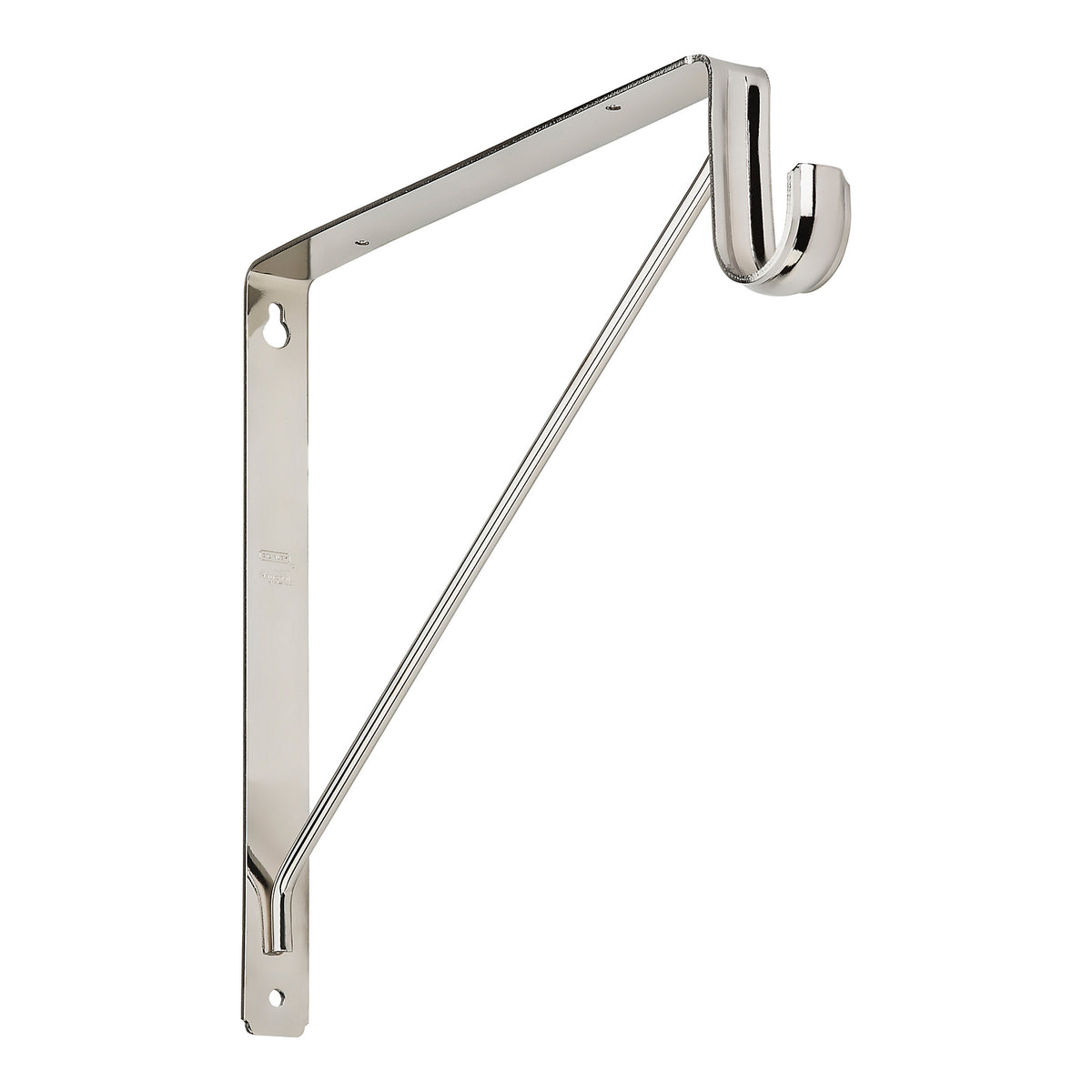 Stanley S822-091 Shelf and Rod Bracket, Chrome