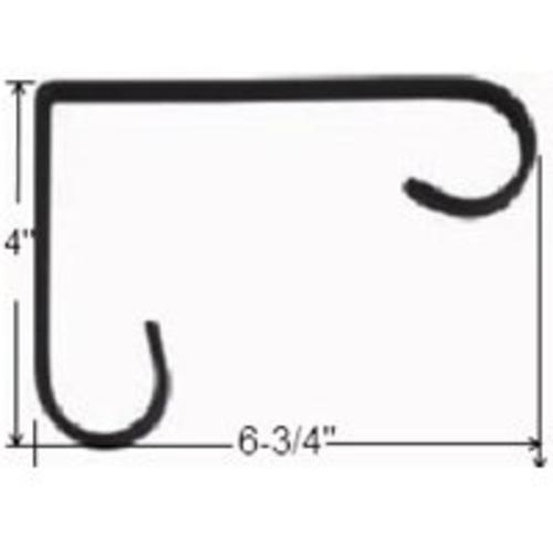Landscapers Select 46BL Hanging Plant Bracket, Black, 6-3/4 in