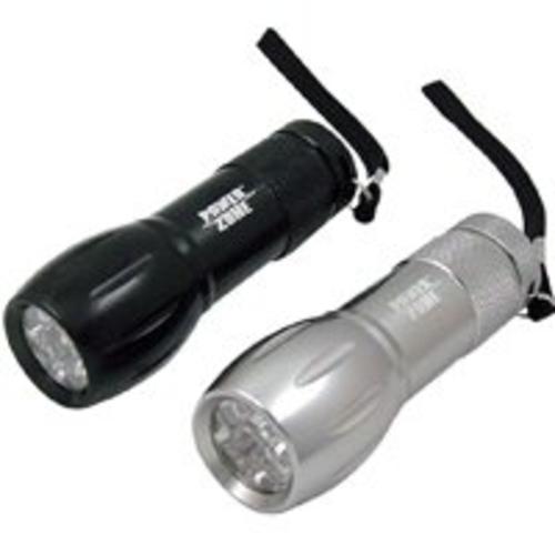 Power Zone LFL215-B9  Flashlight With Battery, 3.2", 9-LED Aluminum