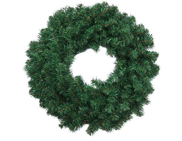 Santas Forest 07018 Tillamook Fir Christmas Wreath, Green, 20"