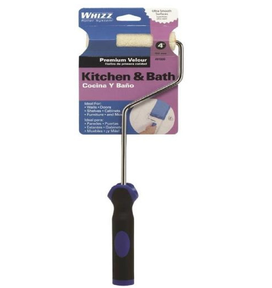 Whizz 91601 Paint Roller, 3/16" Nap, 4"