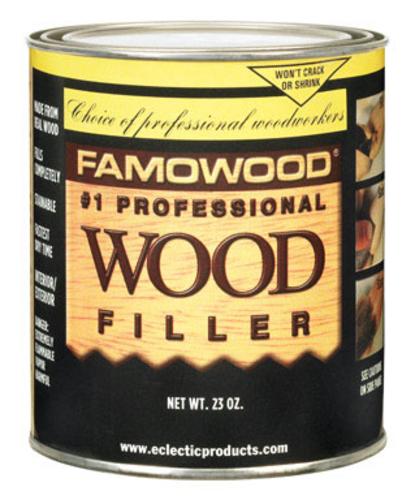 Famowood 36021134 Solvent Based Wood Filler, 23 Oz, Red Oak