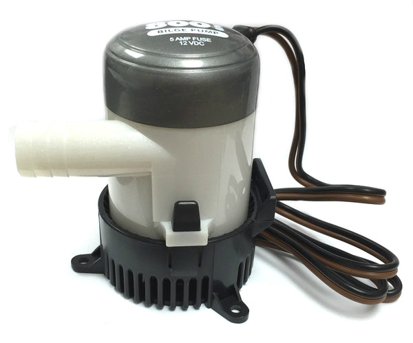 United States Hardware M-019B Bilge Pump, 3/4" x 4.1", 800 GPH