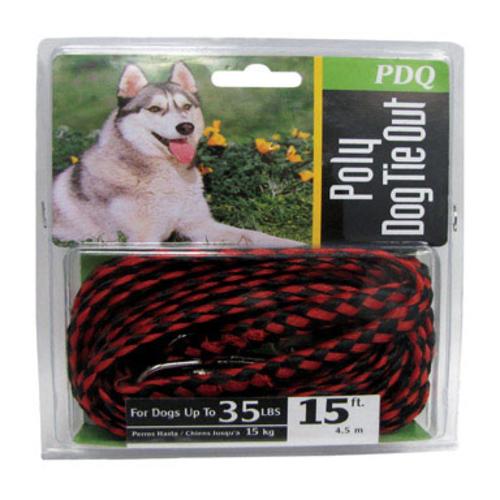 PDQ Q2415-000-99 Poly Rope Tie Out, 15'