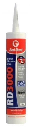 Red Devil 0987 RD3000 Advanced All Purpose Sealant, Crystal Clear, 9 Oz