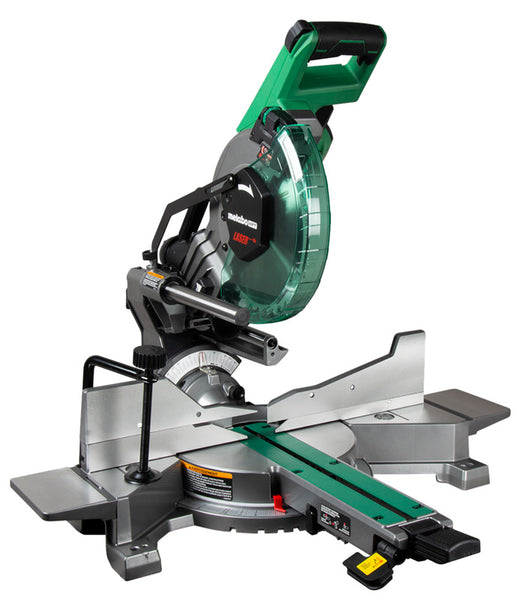 METABO C10FSHCTM Dual-Bevel, Sliding Compound Miter Saw With Laser Marker, 10 in L