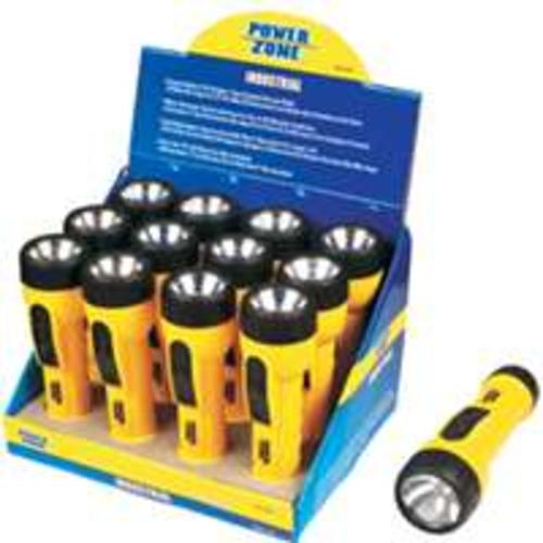 Power Zone JL-L0013L Impact Krypton Flashlight, 2 D