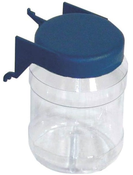 Crawford JC12 Parts Organizer Jar, Clear, 2/Card