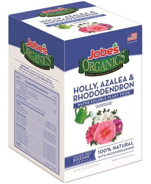 Jobe's Organics 08281 Holly, Azalea, & Rhododendron Plant Food, 10 Oz