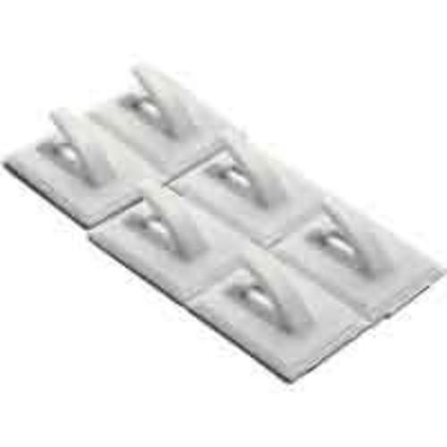 Mintcraft PH-122298-3L Plastic Adhesive Utility Hook, White