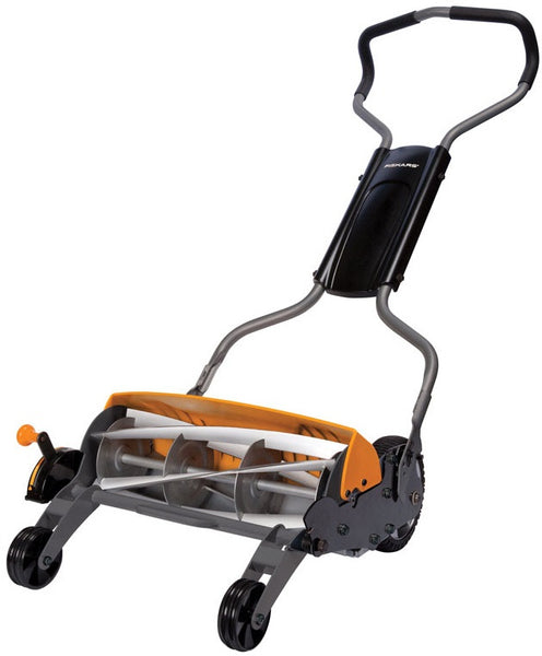 Fiskars 362050-1001 StaySharp Max Reel Mower, 18" L Blade