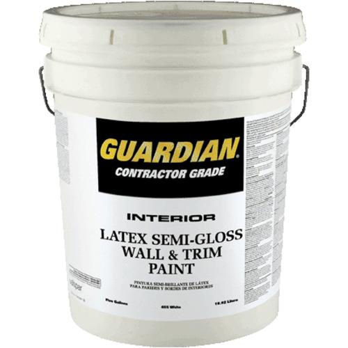 Valspar 44-456 Guardian Interior Contractor Grade Latex Paint, Antiqe White, 5 Gal