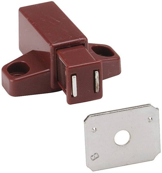 Amerock BP32301BR Single Magnetic Touch Latch, Brown