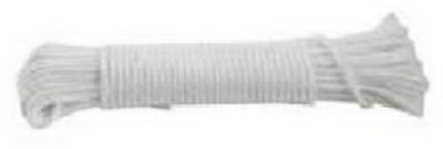 Wellington 13435 Braided Nylon Venetian Blind Core, 9/64" x 48', Silvery White