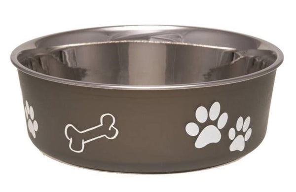 Boss Pet 7407XLE Bella Food Bowl Pet Feeding Bowls, X-Large, Espresso