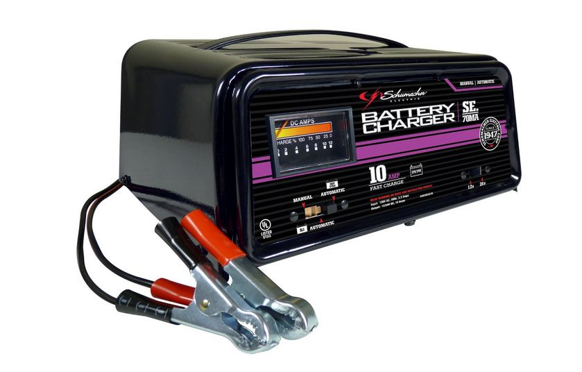 Schumacher SE-70MA Automatic/manual Deep Cycle Battery Charger, 12/24 V