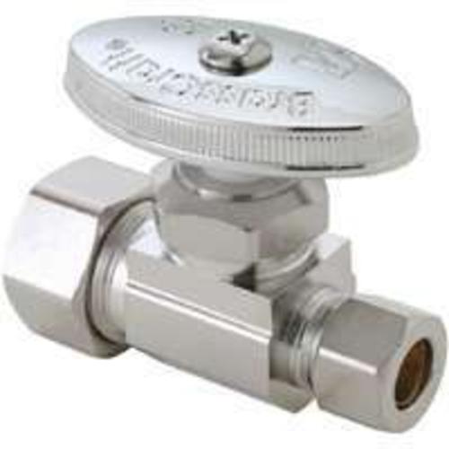 Brass Craft OCR14X C1 Straight Stop Water Supply Line Valve 1/2"x3/8"