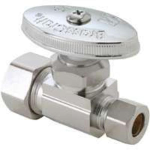 Brass Craft OCR14X C1 Straight Stop Water Supply Line Valve 1/2"x3/8"