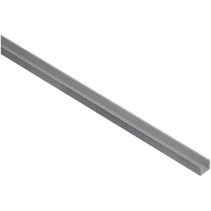 National Hardware N247-643 4208BC Aluminum Channel, 1/4" x 72", Mill, 1/16" Thick