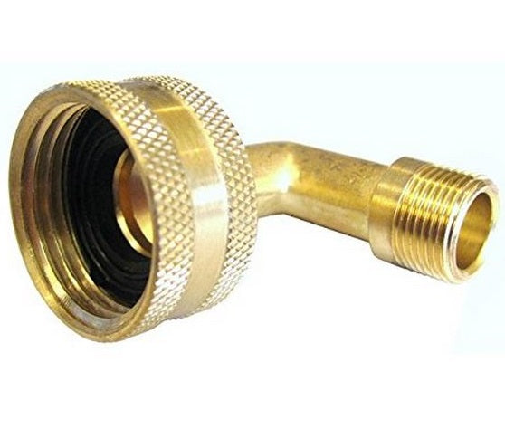Anderson Metals 737469/57469-0612 90-Degree Swivel Elbow, 3/8" x 3/4"