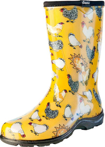 Sloggers 5016CDY08 Women's Rain and Garden Boots, Size 8, Daffodil Yellow