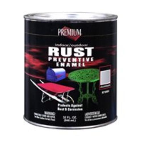 Premium RP3004 Rust Preventive Enamel,1 Qt Aluminum