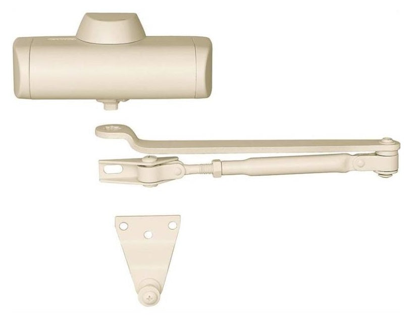 Stanley 824557 Door Closer, 85 lb, Ivory