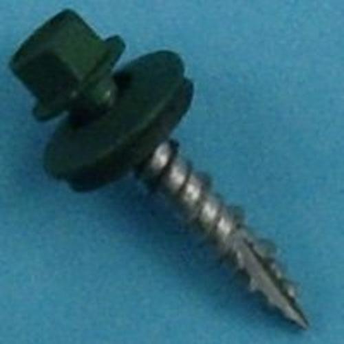 Acorn SW-MW1FG250 Metal Building Screw, 1, Green