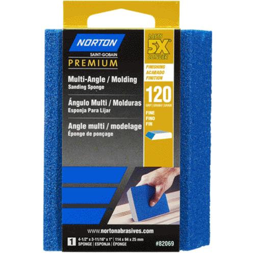 Norton 82069  5X Single Angle Sanding Block Very Fine, 120 Grit