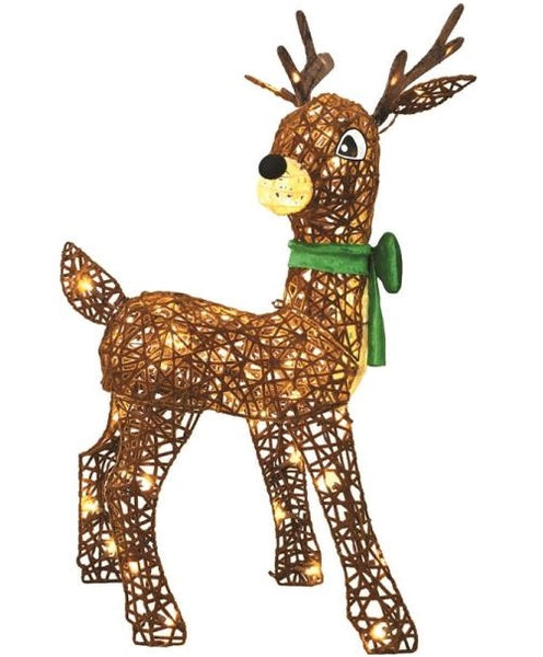 Holiday Basix U14B381C Decor Yard Reindeer, 32"