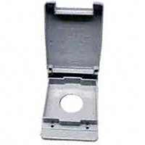 Carlon E98SRCN-CAR Weatherproof Single Receptacles Cover, 1 Gang, Gray