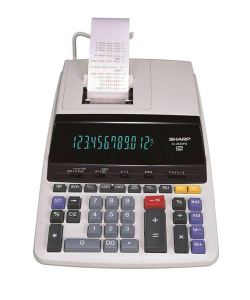 Sharp EL2630PIII Calculator, 12 Digit