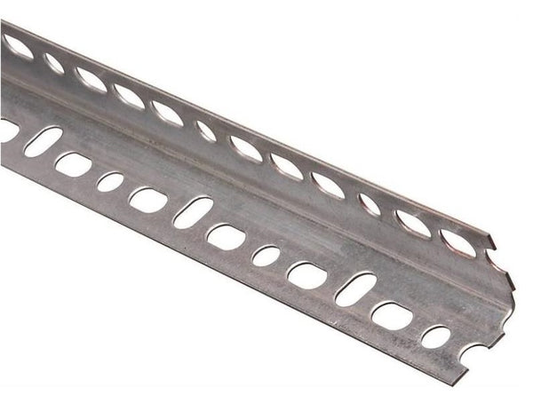 Stanley 341131 Equal Leg Slotted Angle, 1-1/4" x 1-1/4" x 48", Aluminum