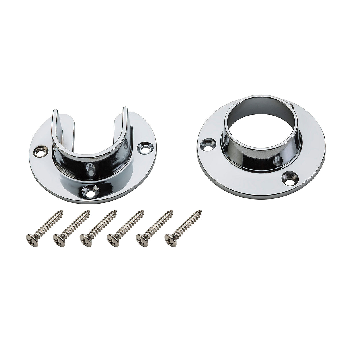 Stanley S822-080 Heavy Duty Closet Flange Set, Chrome