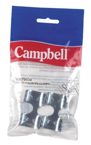 Campbell Chain B7679034 "Campbell" Rope Clamp 3/8"