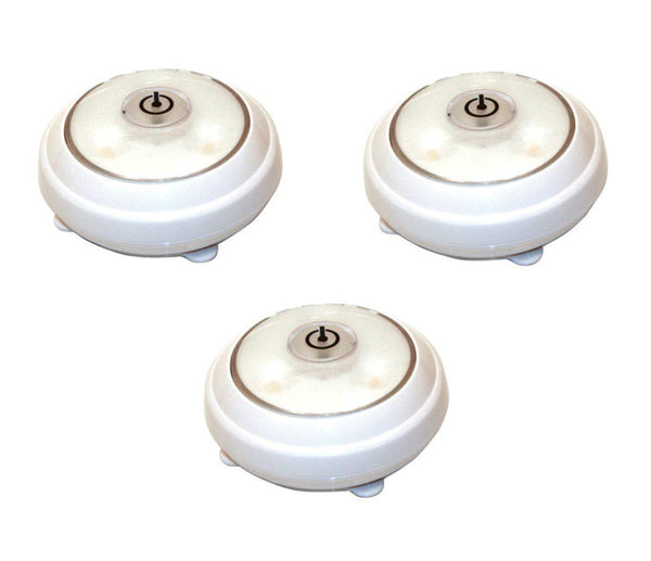 Rite Lite LPL623W Wireless Puck Lights, LED 3 AAA, CD/3