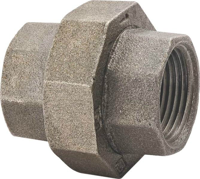 World Wide 34B-1/2B Malleable Black Iron Ground Joint Union, 1/2"