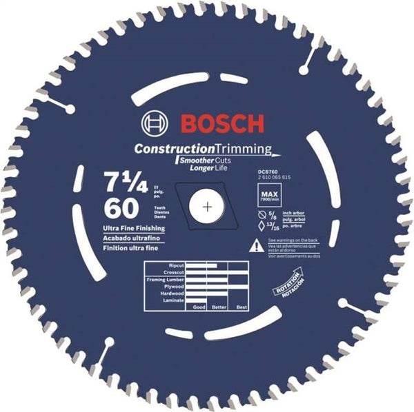 Bosch DCB760 Circular Saw Blade, 7-1/4"