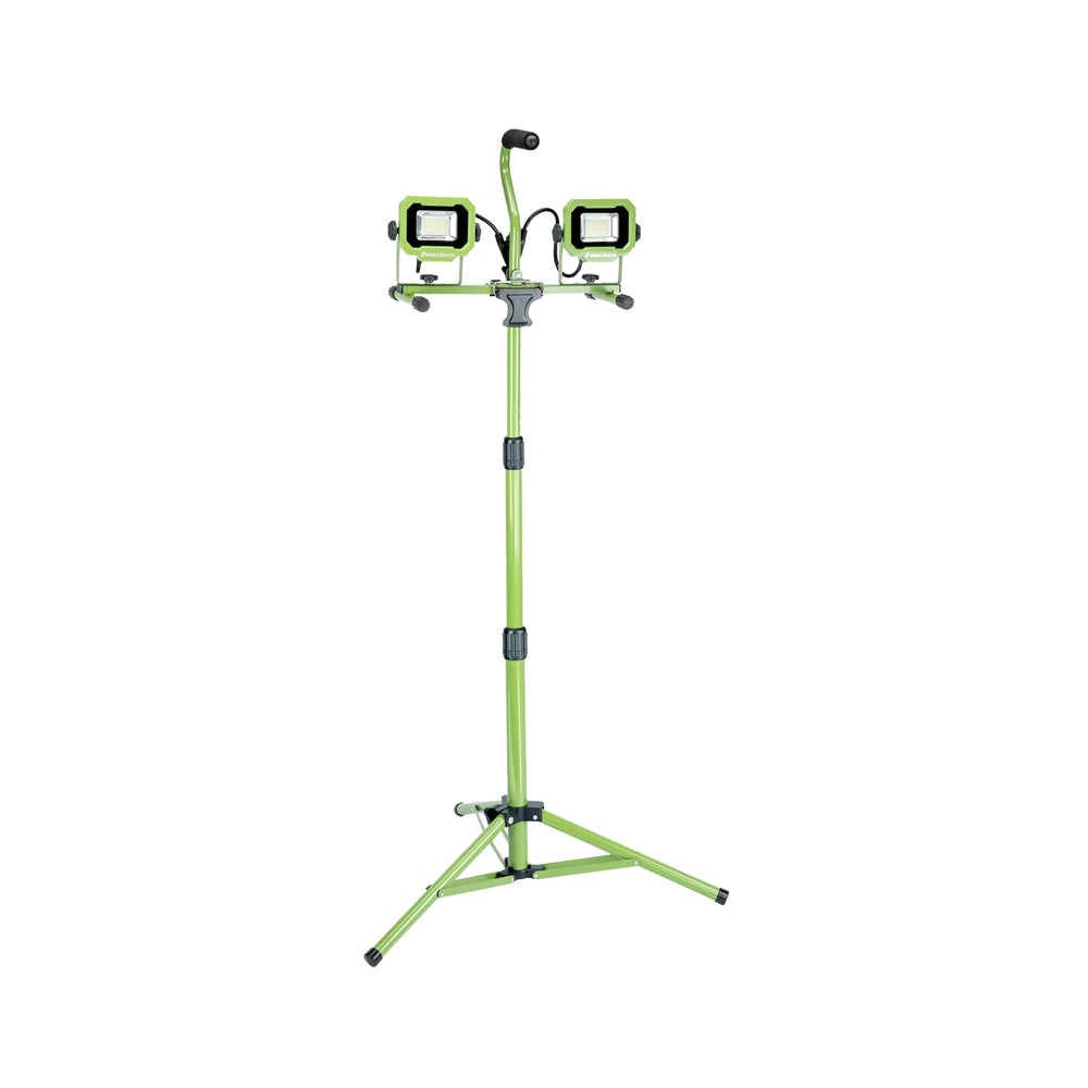 PowerSmith PWL2042TS Dual Head LED Work Light with Metal Tripod, 4,200 Lumen