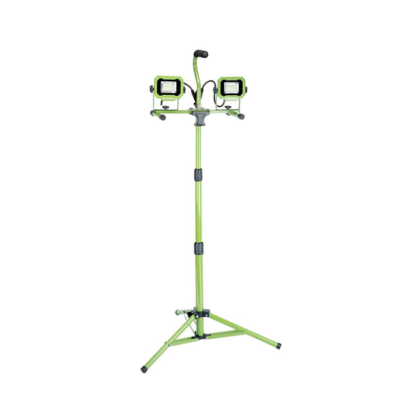 PowerSmith PWL2042TS Dual Head LED Work Light with Metal Tripod, 4,200 Lumen