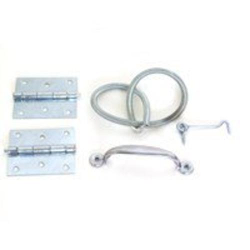 Mintcraft 41099-U-BC Screen Door Hardware Kit, Zinc Plated