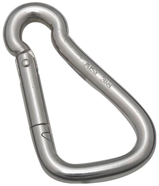 Baron S24502-7/16 Interlocking Spring Snap, 3/4" x 4-3/4", Stainless Steel