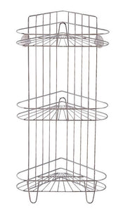 Simple Spaces SS-SC3-29-PE-3L Shower Caddy, 3 -Tier , White