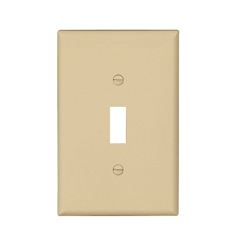Eaton PJ1V-10-L Toggle Wall Plate, Ivory