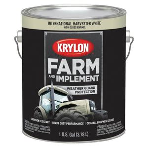 Krylon K01980000 Farm & Implement Paint, Intl Hrvstr White, 1 Gallon