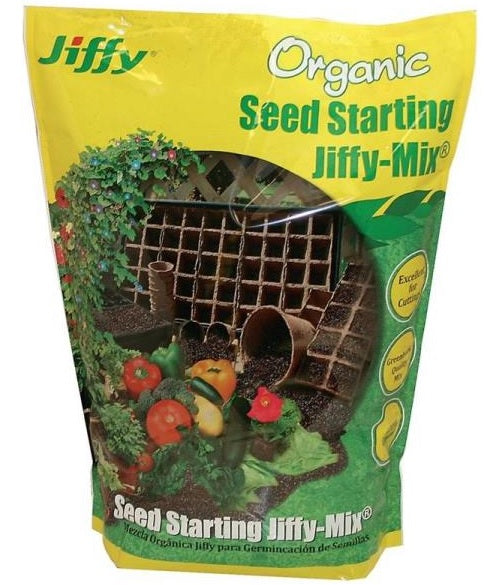 Jiffy G316 Organic Seed Starting Mix, 16 Quart