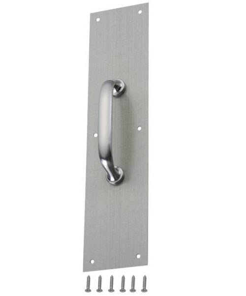 Prosource 32239TNB-PS Pull Plate, 3-1/2" x 15", Satin Nickel